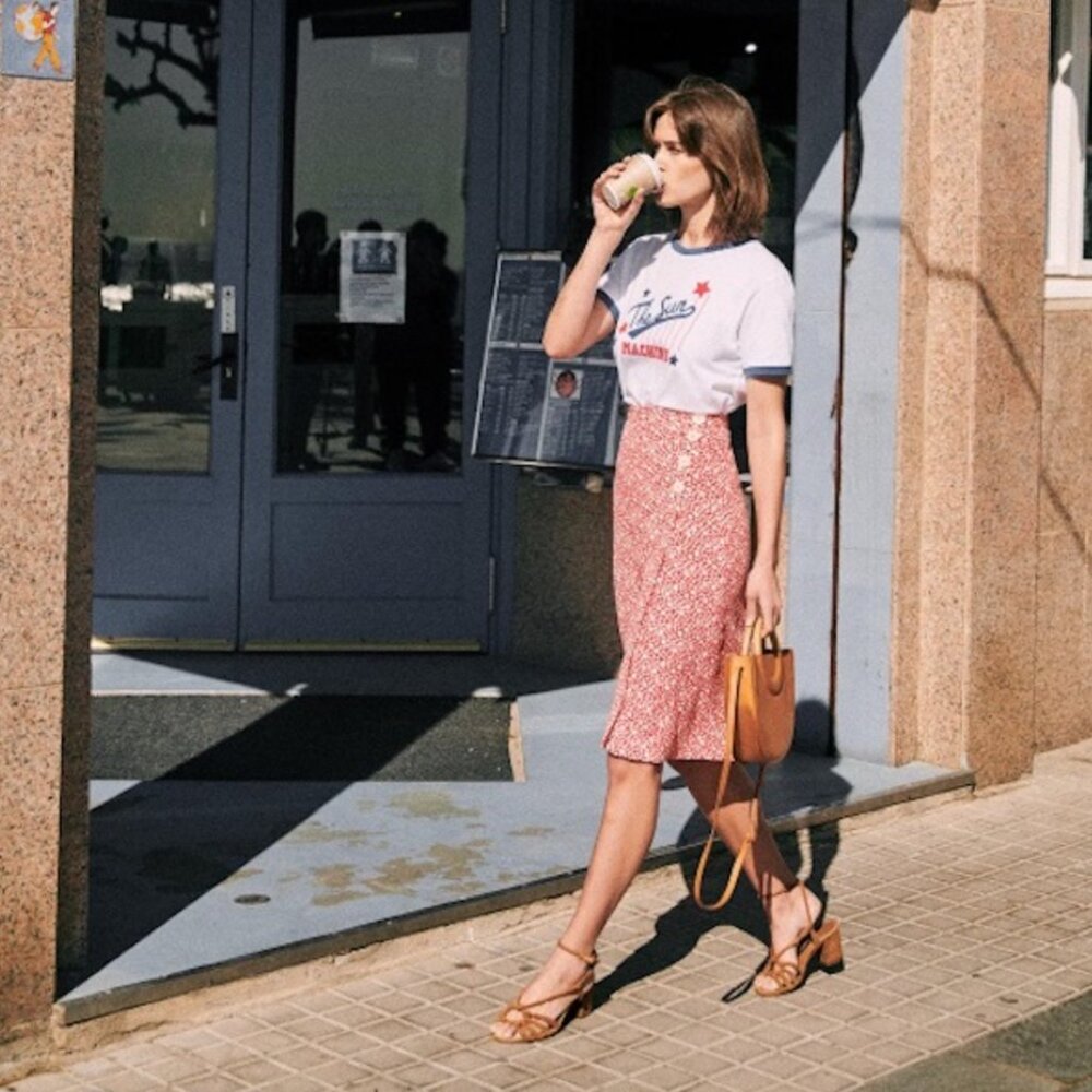 Sézane Maisie Skirt - Picture 2 of 16